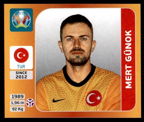 Panini Euro 2020 - Mert Gunok Turkey No. 66
