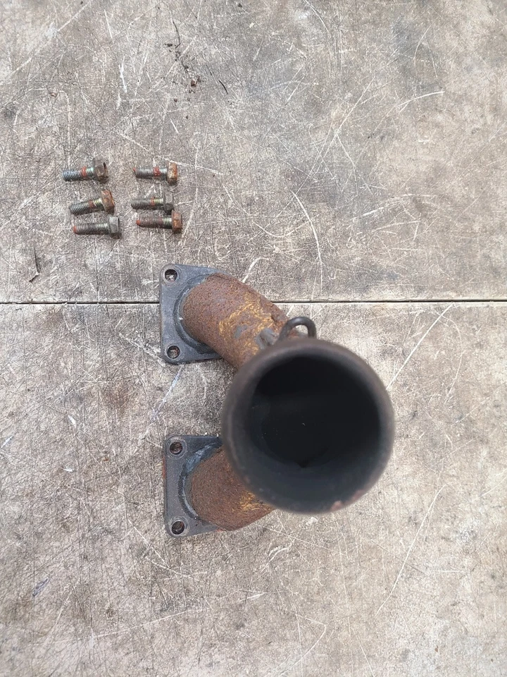 Yamaha Enticer ET 400 1990 conjunto de tubo de escape 1 8G8-14610-00 AT711 Foto 3 de 4