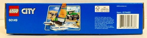 (60149) LEGO City: 4x4 con catamarán nuevo sellado retirado barco de playa vela jeep - Imagen 4 de 6