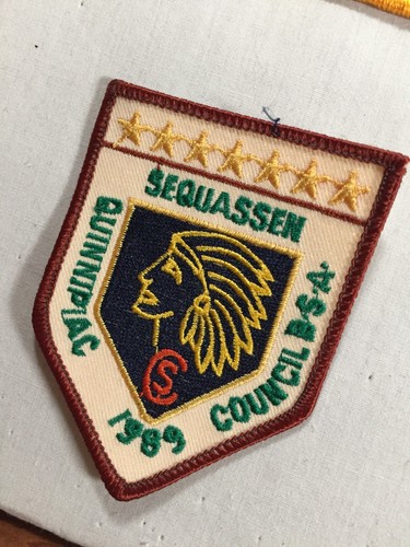 1989 Camp Sequassen Quinnipiac Council BSA Camp Patch