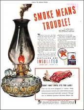 1941 ww2 era ad TEXACO Smoke Means Trouble, Don't Wait! 121623