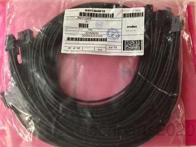 Molex Mega-fit 8ckt Cable Assembly, 12AWG, 1m (3.3ft), 8P, 8POS, F/F, 1.0m