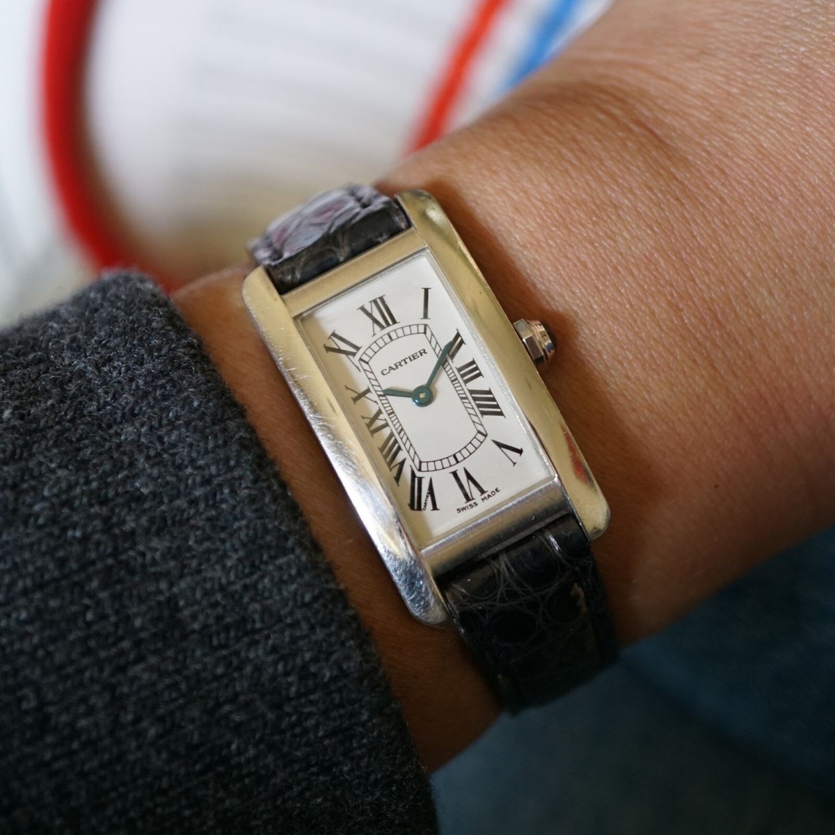 CARTIER 1713 レディース 並行輸入品 腕時計 Cartier Tank 1713 for sale online | eBay