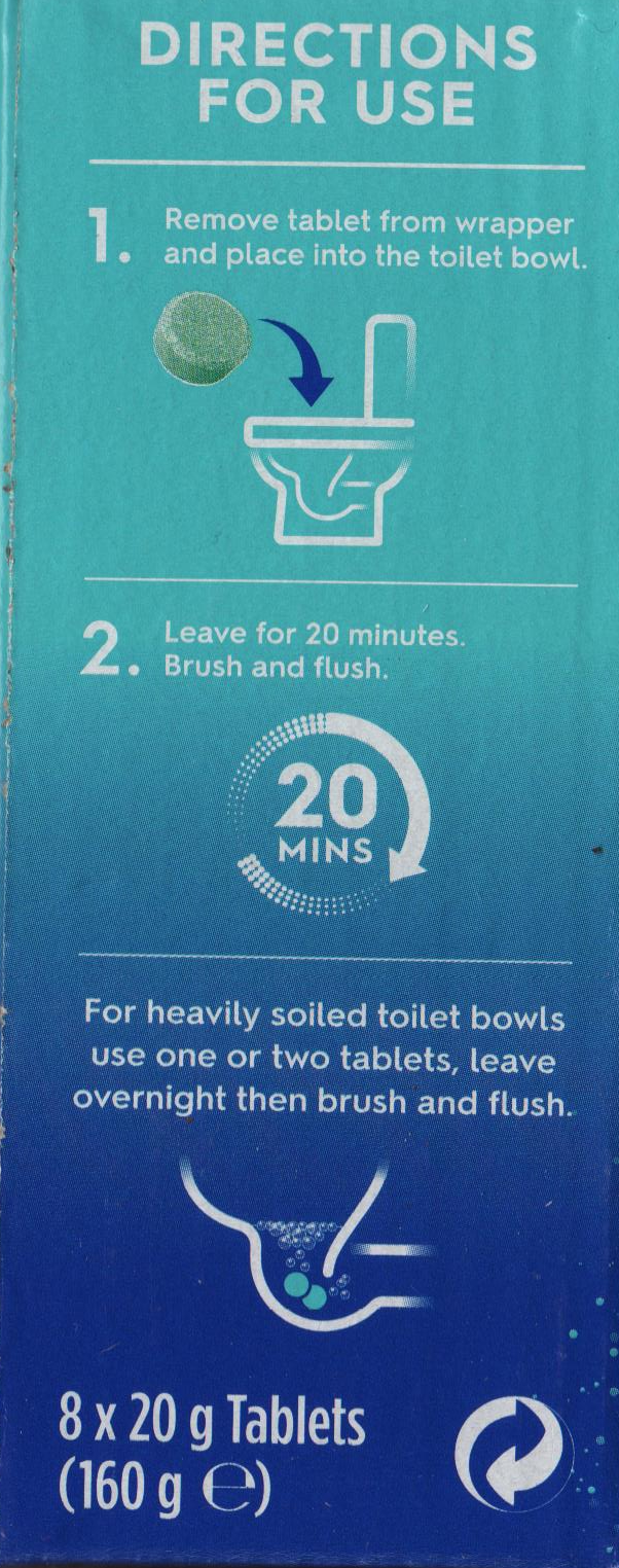 Fizz & Fresh Toilet Tabs Eucalyptus Fresh Cleaning Essentials