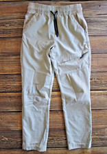 All in Motion 4/5Y Pants Bottoms Jogger Stretch Boys 4 5 Khaki Tan Sport Ankle