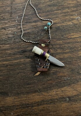 Ken Richardson Knives Handmade Miniature Knife Necklace
