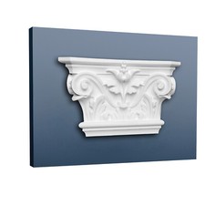 Orac Decor K201 LUXXUS Stuck Pilaster Kapitell Wand-Dekor-Element Stuckgesims