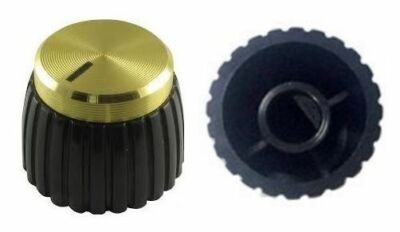 1X GOLD MARSHALL STYLE KNOPF PUSH ON D-SHAFT DSL TSL JVM VS AVT & MG MODEL