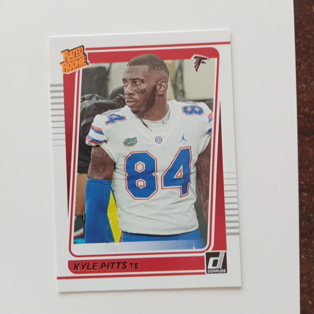 2021 Donruss Kyle Pitts Portrait Rated Rookie #260 Falcons