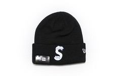 Supreme Black S Snow Beanie FW20