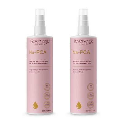Reserveage Na-PCA Spray Anti Aging Face Moisturizer for Women/Men, 8Fl Oz 2 Pack