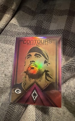 2022 Panini Phoenix - Contours Aaron Rodgers #CT-4 Pink /175