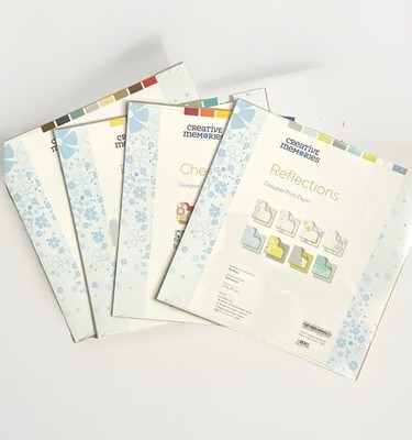 Creative Memories Power Palette Designer Prints 16 Double Sided Paper Pack New