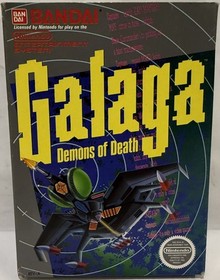 Galaga: Demons of Death (Nintendo NES, 1988) CIB Complete W/ Box & Manual