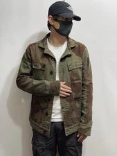 11 By Boris Bidjan Saberi Camo Denim Jacket Size: S/M Men’s