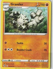 GRAVELER 136/264 Fusion Strike Uncommon POKEMON