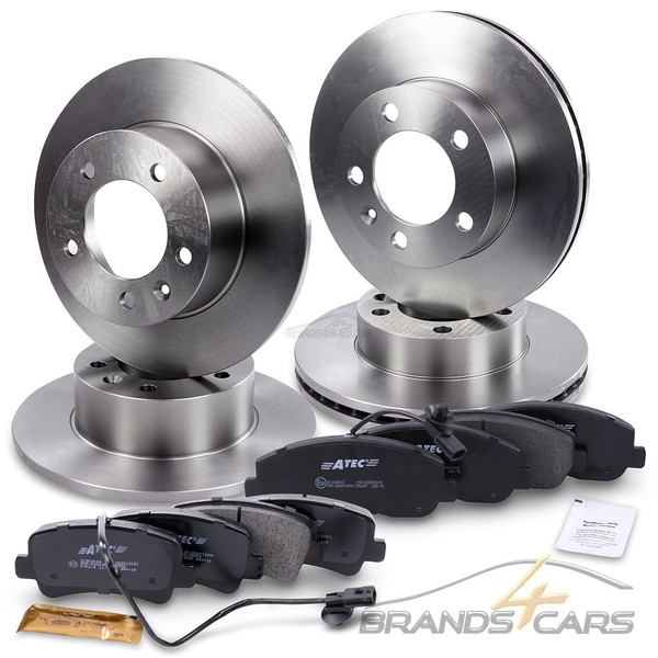 Atec Bremsscheiben+BremsbelÄGe Vorne+Hinten FÜR Opel Movano B Renault Master 3-image