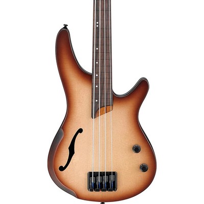 Ibanez SRH500F Fretless AcousticElectric Bass Guitar Flat Natural Browned Burst