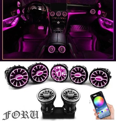 For Mercedes Benz B/GLB/GLA W247 X247 H247 64 Colors APP Air Vent Ambient Light