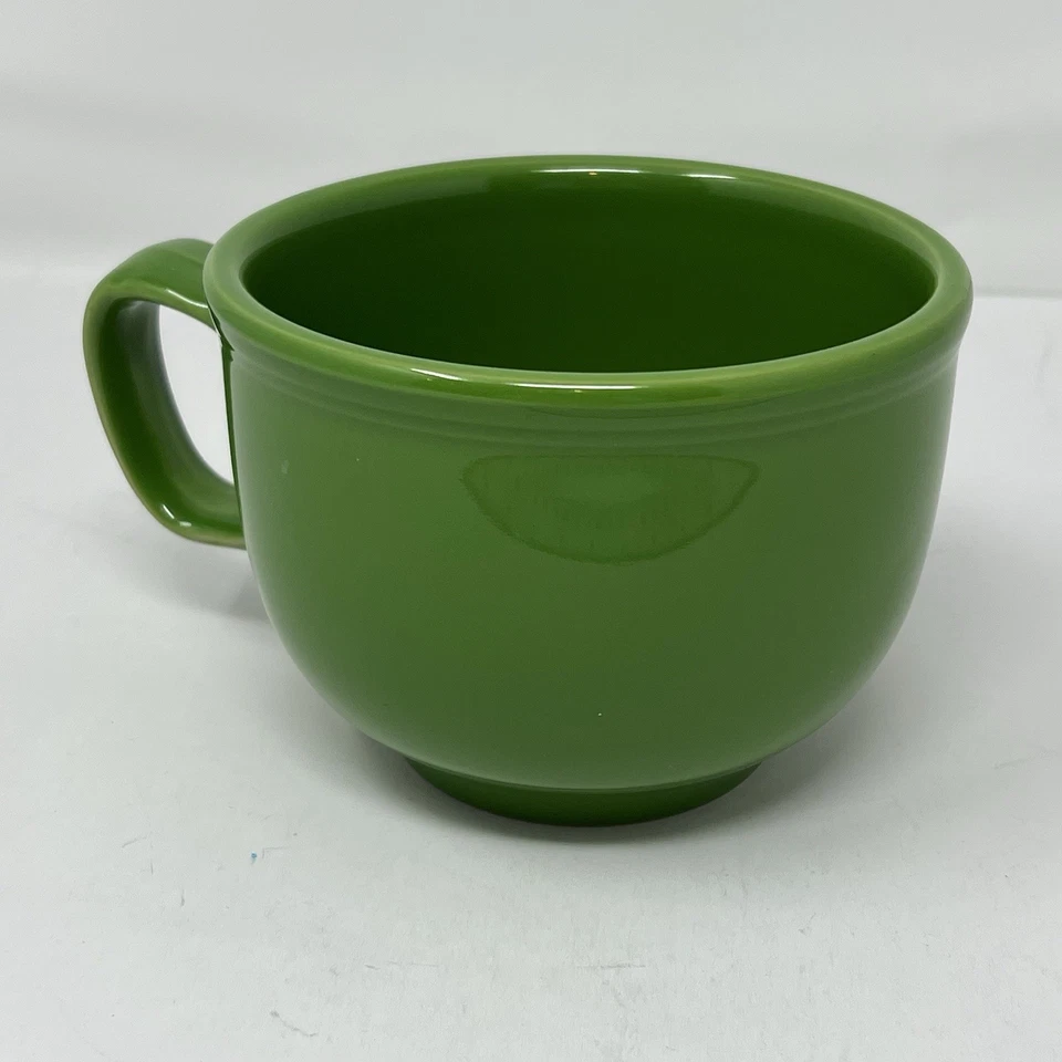 Vintage Fiesta Large Shamrock Green Mug 16 oz Retired - Image 4 of 4