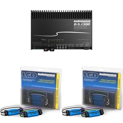 Audiocontrol D-5.1300 High Power DSP Multi-Channel Amplifier With Accubass wi...