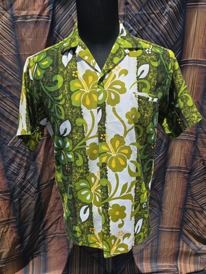 Vintage Richard Douglas Honolulu Hawaiian Style Aloha Shirt m2027