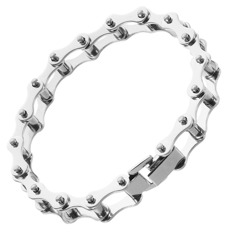 Bicycle Chain Design 1PC Refined Bracelet Bike Chain Design for Link Chain Wristband ...
