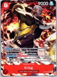 Krieg OP15-008 Alternate Art Super Rare Foil Adventure on Kami's Island