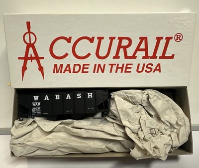 Accurail HO Scale Wabash USRA 55 Ton 2 Bay Hopper Car Kit #35037