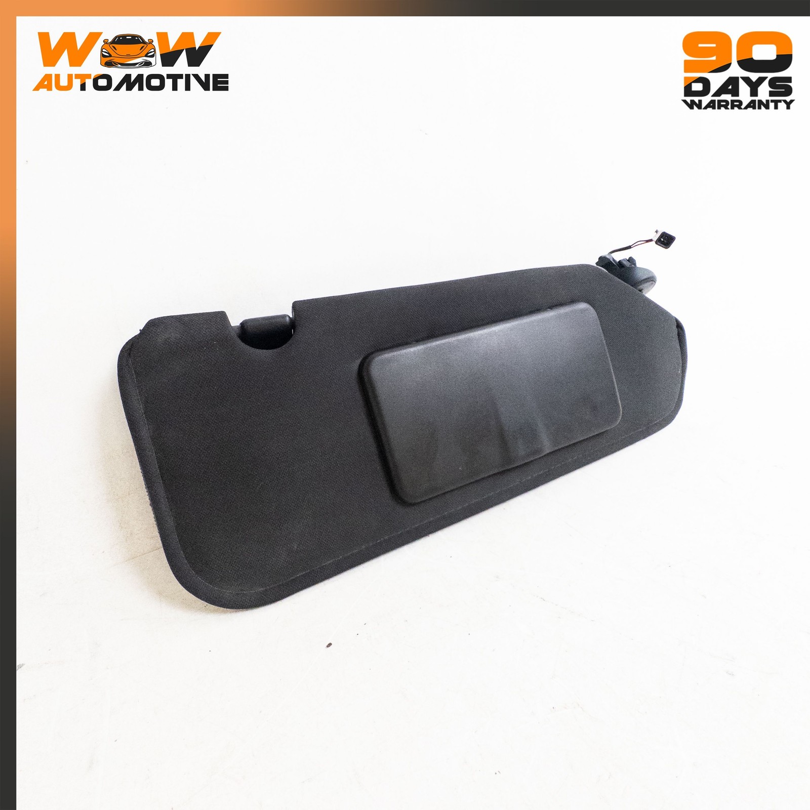 05-13 CHEVROLET CORVETTE C6 FRONT LEFT RIGHT SUN VISOR SHADE BLACK MIRROR OEM