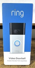 Ring Wireless Video Doorbell - Satin Nickel, Brand New, Sealed