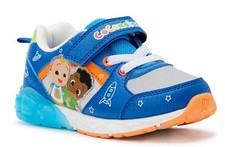 Cocomelon Toddler Boys Light Up Athletic Sneakers Shores Boys Size 12