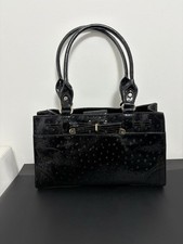 Liz Claiborne Black Patent Handbag Used But In Great Condition