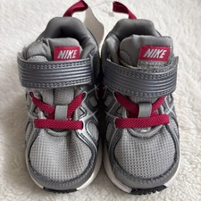 Nike Pink/Silver Synthetic Mesh Toddler Size 5C Nike T-Run 3 ALT RARE NWT