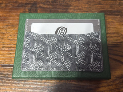 Goyard Saint-Sulpice Card Wallet Grey