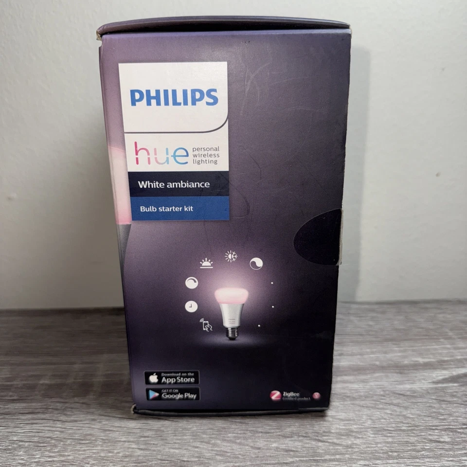Philips Hue White Ambiance 800 Lumen (60W) Starter Kit With 4 Bulbs - Image 2 of 4