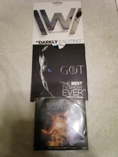 3 Lot 2018 Emmy Fyc Hbo Dvd Tv Series 1.game Of Thrones 2.west World 3.the Deuce 3 Lot 2018 Emmy Fyc Hbo Dvd Tv Series 1.game Of Thrones 2.west World 3.the Deuce