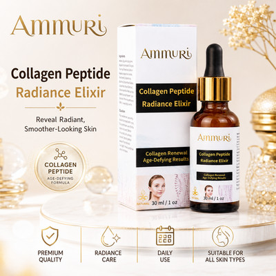 Ammuri Collagen Peptide Serum Anti Aging Wrinkle Radiance Elixir 30ml