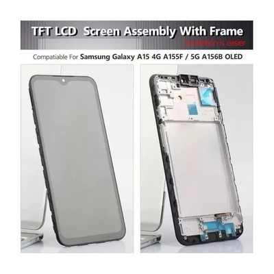 Für Samsung Galaxy A15 SM-A155F OLED LCD Display Touch Digitizer Baugruppe Fest