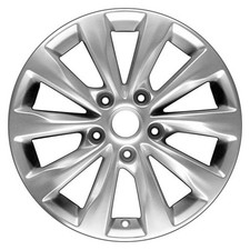 For Chrysler Pacifica 17-18 Alloy Factory Wheel 10 Turbine-Spoke Silver 17x7