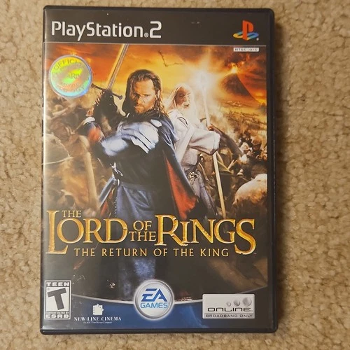 EA Games Lord of the Rings: Return of the King, PS2 2003 Action, Manual, Multip…
