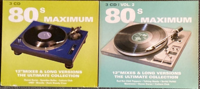 80s MAXIMUM Vol. 1 & 2  - 2x  3 CD  Box ( 12  Mixes & Long Versions)