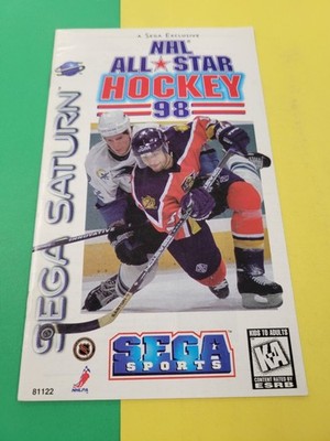 NHL All-Star Hockey 98 | Sega Saturn | Manual Only | eBay