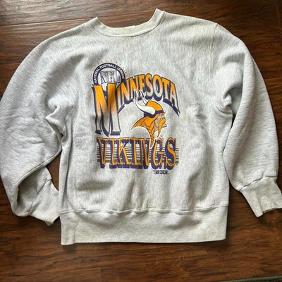 #ad Vintage Minnesota Vikings crewneck sweatshirt AN64364 $43.99