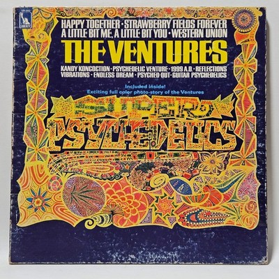 The Ventures - Super Psychedelics - 1967 Rock - VG+ - Ultrasonic Clean