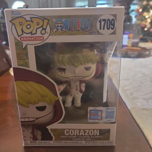 NIB Funko Pop One Piece Corazon #1709 2024 Fall Convention Exclusive W Protector