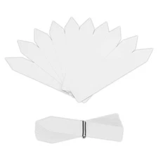 Plastic Plant Labels, 100pcs 6 Inch White Waterproof Plant Name Tags for Nurs...