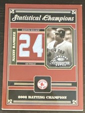 Manny RAMIREZ🔥2004 Donruss Timeless Treasures Jersey Relic #SC-60 23/24 Red Sox