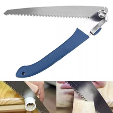 Wood Pruning Saw Hard Teeth Folding Blade Portable Garden Camping Dry 250mm