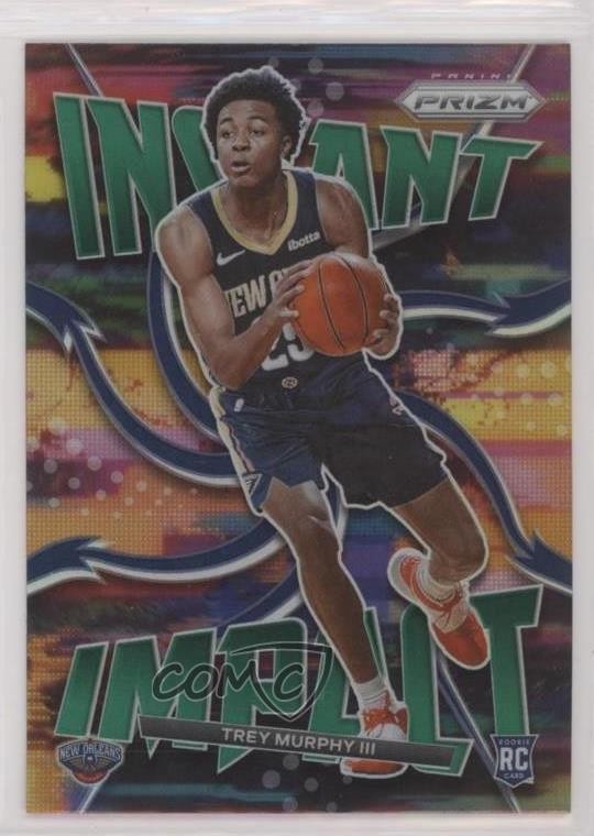 2021-22 Panini Prizm Instant Impact Green Trey Murphy III #18 Rookie RC 0x49